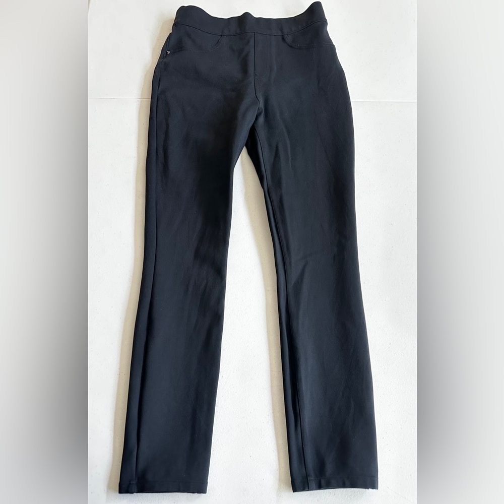 Spanx Pants S Black Skinny Ankle Shapewear Tummy Control High Waist Size SMALL